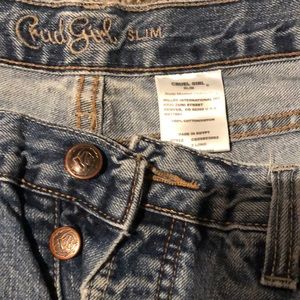 Cruel Girl Slim, size 3 Long, button Fly